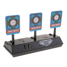 Reinicio automático de puntuación eléctrica, objetivo Digital con efectos de luz y sonido para pistolas Blaster, accesorio de juego de disparos para niños 2024 - compra barato