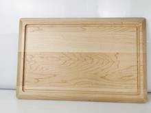 Organic Maple Wood Cutting Board with Juice Groove - Best Kitchen Chopping Board for Meat (Butcher Block) Cheese and Vegetables 2024 - buy cheap