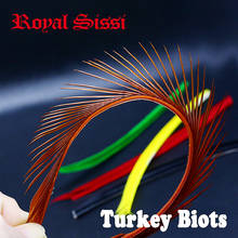 Royal Sissi 5packs set Turkey Biots long barbs fly tying turkey quills dry fly emerger quill body tying materials wingcase tail 2024 - buy cheap