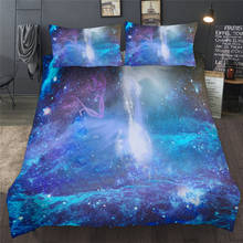 Outer Space Quilt Cover Set Double Luxury Bedding Set Starry Sky Single Queen King Twin Size Duvet Cover For Child Adult Home 2024 - buy cheap