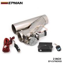 2" Stainless Steel Motorized Electric Exhaust Cutoff Bypass Valve Cutout+Remote For BMW E60 E61 5 SERIES 530d EP-CUTNEW20 2024 - купить недорого