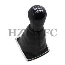 Free Shipping 6 Speed PU Leather Shift Knob Stick Lever Gaiter Cover For Ford Focus Mondeo MK2 II 2004-2011 2024 - buy cheap