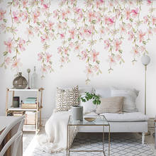 Custom 3D Mural Wallpaper Modern Hand Painted Floral Flowers Bedroom Living Room Decoration Wall Painting Waterproof Wallpaper 2024 - buy cheap