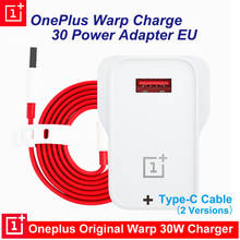 OnePlus-cargador de urdimbre 7 pro de 30W, adaptador de corriente de 5V y 6A, Cable cargador europeo de carga rápida de 30W para OnePlus 7 7T Pro 2024 - compra barato