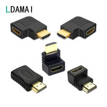 HDMI-compatible Cable Connector Adapter 270 180 90 Degree Right Angle HDMI-compatible Male to Female Converter Extender Coupler 2024 - buy cheap