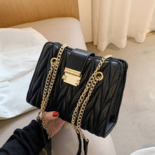 Moda enrugamento ombro saco de couro do plutônio feminino bolsas de luxo bolsas femininas designer sac a principal femme 2024 - compre barato