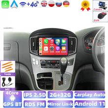 Rádio multimídia automotivo, android, para hyundai h1 grand starex 2014-2019, reprodutor de vídeo, navegação gps, 2 din, câmera de suporte 2024 - compre barato