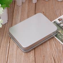 Clear Window Top Metal Tin Can Box Silver Blank Storage Case Crafts Survival Kit  2024 - buy cheap