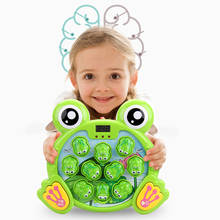 1PC Whack-a-mole Toy Musical Frog Toy Interesting Whacks Toys Parent-child Interactive Game Props For Baby without Battery 2024 - buy cheap