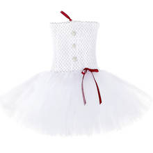 Snowman Olaf Girls Tutu Dress White Tulle Fairy Dress Children Baptism Party Dress for Kids Girls Christmas Halloween Costume 2024 - buy cheap
