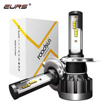 EURS CSP автомобильный головной светильник H4 H7 светодиодный 6000K H1 H3 H8 H9 H11 9005 9006 HB3 HB4 светодиодный фонарь для мотоцикла авто противотуманный светильник 12В 24В 2024 - купить недорого