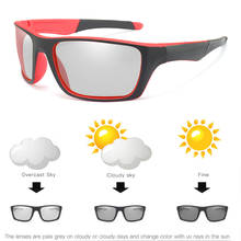 Photochromic óculos de sol homem polarizado masculino mudança de cor condução polaroid óculos de sol para esportes ao ar livre uv400 2024 - compre barato