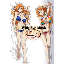 Otaku nami menina fronha anime dakimakura waifu corpo decoração para casa capa almofada luffy roronoa zoro fronha 2024 - compre barato