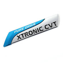 Pure Drive XTRONIC CVT Nismo Metal Emblem Badge Tail Sticker Decal for Nissan Qashqai X-Trail Juke Teana Tiida Sunny Note Almera 2024 - купить недорого