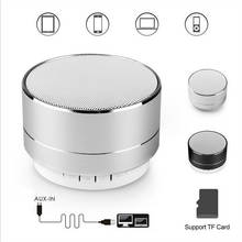 A10 Metal Mini Wireless Bluetooth Speaker Subwoofer Microphone TF Card MP3 Music Player Speaker Compatible Smartphone Pc 2024 - buy cheap