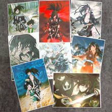 8 pcs/set Anime Dororo poster Hyakkimaru Tahoumaru wall pictures for living room A3 Film posters for gifts 2024 - buy cheap