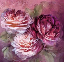 JMINE Div 5D Peony Flower Full Diamond Painting cross stitch kits art High Quality Floral 3D paint by diamonds 2024 - buy cheap