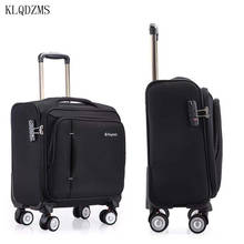 KLQDZMS Travel trolley Luggage 18inch Men Boarding box 24inch travel suitcase Oxford rolling luggage 2024 - buy cheap