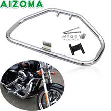 Protetor de motor para motocicletas, cromado, 1.25 polegadas, proteção de motor na estrada, para harley sportster xl 1200, 883, 48, 72, xl1200, xl883n, 84-03 2024 - compre barato