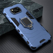For Poco X3 Case Armor Shockproof Coque for Xiaomi F2 Pro F1 Redmi Note 9S 9 Pro 8 7 5 9A 9C Car Magnetic Holder Ring Cover 2024 - buy cheap