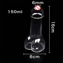 Creative Design Funny Penis Shot Glass Cocktail Wine Glass For Parties Night Bar KTV Night Show Penis Shape Glass Cup 2024 - buy cheap