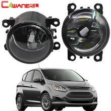 Cawanerl For Ford C-Max 2 MPV 2010 2011 2012 2013 2014 2015 Car Styling Fog Light Lampshade + H11 LED / Halogen Lamp DRL 12V 2024 - buy cheap