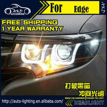 AKD Car Styling Head Lamp for Ford Edge Headlights 2012-2015 Edge LED Headlight DRL H7 D2H Hid Option Angel Eye Bi Xenon Beam 2024 - buy cheap