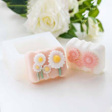 Daisy Flower Soap Mold Silicone Mold Handmade Soap Mold Aromatherapy plaster Mold 2024 - buy cheap