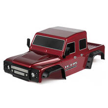 Для 1/10 TRX4 Defender D110 Pickup SCX10 90046 DIY модификация кузова автомобиля 313 мм Колесная база RC автомобиль ПВХ корпус 2024 - купить недорого