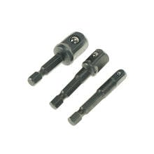 1/4 3/8 1/2" 3PC Impact Drill Socket Adapter Bits Set Mini Extension Rod Power Tools Nut Driver High Quality 2024 - buy cheap