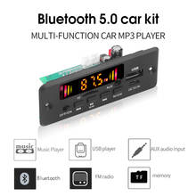 Brand New Car Radio Mp3 Player Decoder Board Wireless Audio Receiver Car Kit FM Module Bluetooth 5.0USB AUX  5V 32V Universal 2024 - buy cheap