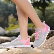 Women Casual Shoes Sneakers 2020 Breathable Women Flat Shoes Lightweight Casual Shoes Ladies Lace-up Deportivas Shoes 2024 - купить недорого