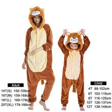 Kigurumi-Pijamas de unicornio para mujeres, ropa de dormir de León, monos de bebé, monos 2024 - compra barato