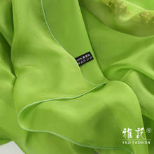 Green Color Pure Silk Scarf Ladies  Hangzhou  Big Large Size 250cm All Seasons Women Fashion 100%  Silk Scarf 2024 - buy cheap
