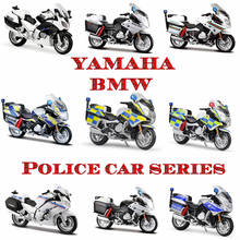 Maisto 1:18 BMW Yamaha Police motorcycle series Silvardo original authorized simulation alloy motorcycle model toy car 2024 - buy cheap