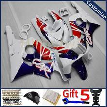 Cubierta de plástico para motocicleta CBR400RR NC29 1990 1991 1992 1993 1994 CBR 400RR NC29, kit de carrocería, carenado blanco y azul 2024 - compra barato