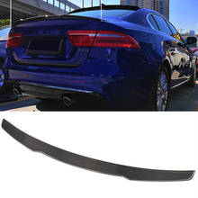 CEYUSOT For Jaguar XE Carbon Fiber Spoiler Trunk Boot Wing Rear Spoiler 2015 2016 2017 2018 2019 Jaguar Car Tail Fin Accessories 2024 - buy cheap