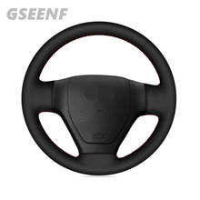 Car Accessories Accessories Steering Wheel Cover For Hyundai Getz 2002-2006 Black Hand-stitched Comfortable Genuine Leather 2024 - buy cheap