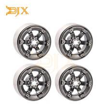 DJX 1,9 дюймов CNC сплав 6 колесо со спицами диски высокого массового типа для 1/10 RC Гусеничный осевой SCX10/SCX10 II 90046 Traxxas TRX-4 D90 2024 - купить недорого
