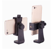 Suporte de clipe de smartphone suporte vertical 360 adaptador tripé montagem telefone celular clipper para iphone para samsung celular celular 2024 - compre barato