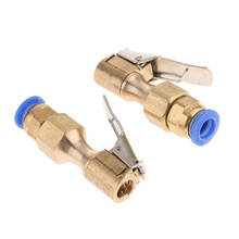 1 Pair Clip-on Tire Valve Air Chuck Car Tyre Quick Release Adapter Connector 2024 - buy cheap