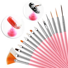 Acrylic Nail Art Brushes UV Gel Polish Painting Drawing Design Brush Dotting Pen for Nail Art Manicure Tools Nail Pen Brush 2024 - buy cheap