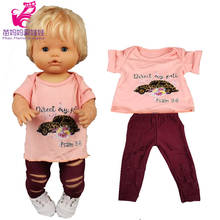 Ropa de muñeca bebé de 40cm, pantalones vaqueros rasgados para Nenuco, Ropa y abrigo para muñeca su hermana 2024 - compra barato