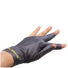 Бильярдные перчатки для снукера с вышивкой, перчатки с тремя пальцами, левые, гладкие, Biliardo Billar Guanti, бильярдные аксессуары 4 2024 - купить недорого