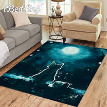 Lonely Cat In The Dark Custom Carpets Pattern Soft Floor Children Crawling Play Safe Carpet Home Decoration Dropshipping 2024 - buy cheap