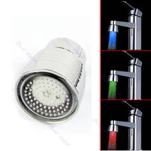 Temperature Sensor 3 Color Kitchen Water Tap Faucet RGB Glow Shower LED Light 2024 - buy cheap