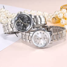 Women Fashion Stainless Steel Band Analog Quartz Round Wrist Watch Watches Women Dial Clock ladies watches женские часы 2024 - buy cheap