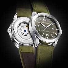 OCHSTIN Automatic Mechanical Watches Men Leather Strap Calendar Mechanical Wristwatches Fashion Business Male Clock Reloj Hombre 2024 - buy cheap