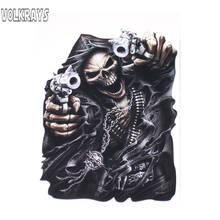 Volkrays Fashion Car Sticker Grim Reaper Assasin Skull Accessories Waterproof Cover Scratches Sunscreen Vinyl Decal,11cm*9cm 2024 - buy cheap