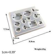 Cristal cola epoxy resina molde brincos irregulares geométricos gotas de água pingente quadrado molde de fundição artesanal diy artesanato 2024 - compre barato